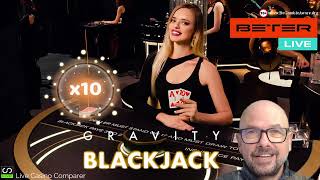BETER Live Gravity Blackjack Review