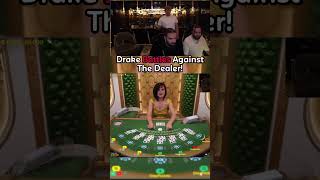 Drake Battles Against The Blackjack Dealer! #drake #blackjack #gambling #casino #bigwin #maxwin