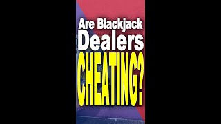 Are Blackjack dealers CHEATING by using a mirror?